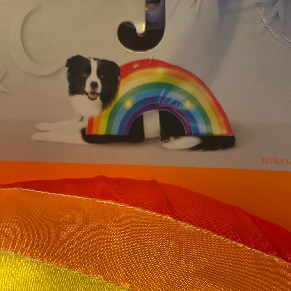Rainbow Dog Costume